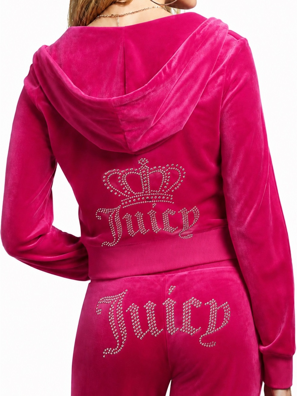 💞Authentic Juicy💞 Couture Pink Velour Tracksuit in Free Love